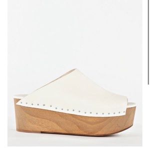 Rick Owens wooden platform slides